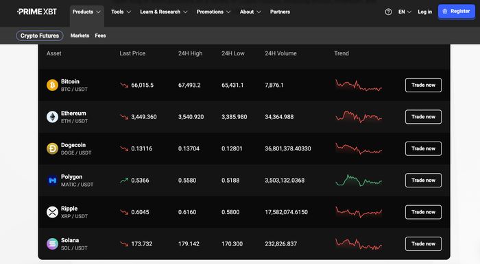 Explore the Future of Trading with the PrimeXBT Website